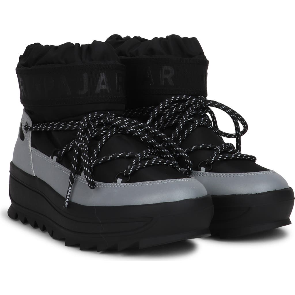 Pajar Galaxy Mini Waterproof Platform Ankle Bootie In Black