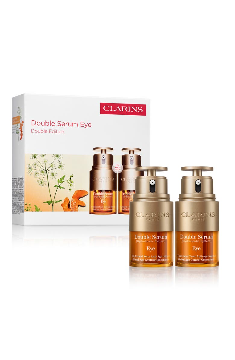Clarins Double Serum Eye Firming & Hydrating Anti-Aging Concentrate Duo (Nordstrom Exclusive) (Limited Edition) $168 Value, Main, color, 