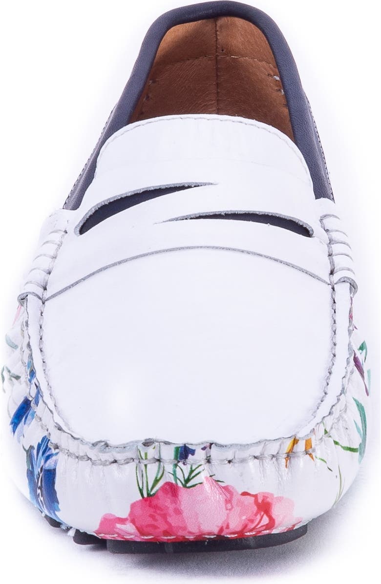 Robert Graham Jardin Embossed Leather Loafer, Alternate, color,