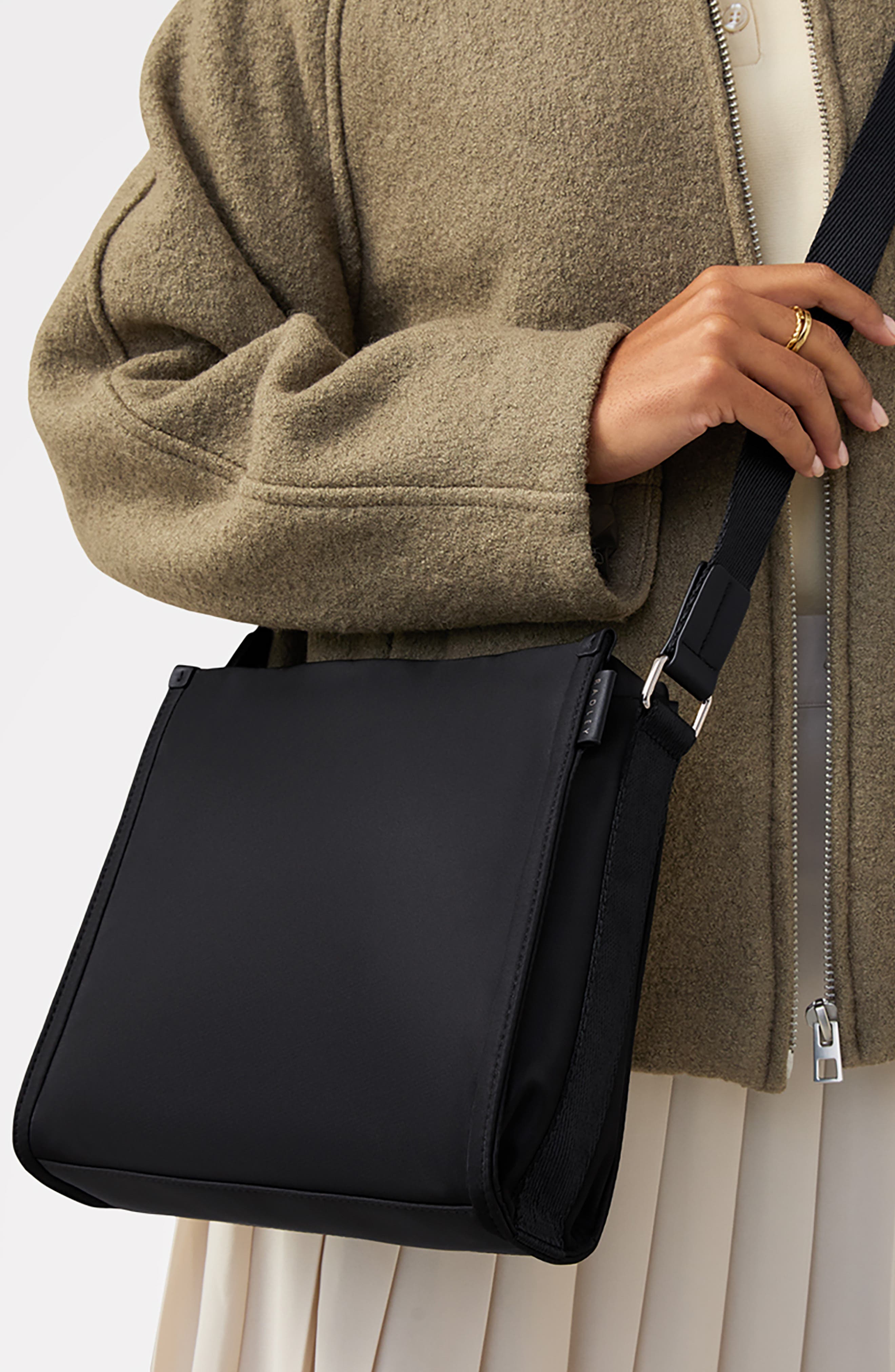 Radley Canford Gardens Medium Zip Crossbody Bag, Alternate, color, Black