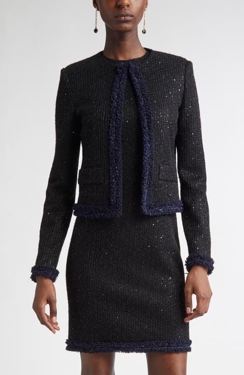 ジャケット・アウター raughlow cocoon tweed jaket(navy) 6397 | Jackets & Coats | 6397 Navy Oversized Wool Cocoon
