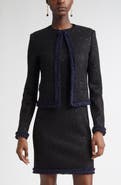 ST. JOHN Sequin Tweed Knit Jacket