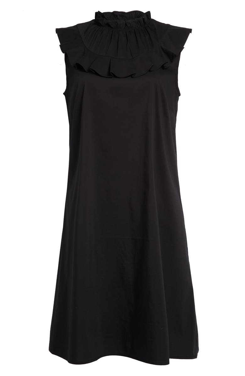 Halogen<sup>®</sup> Sleeveless Ruffle Yoke Shift Dress, Main, color, 