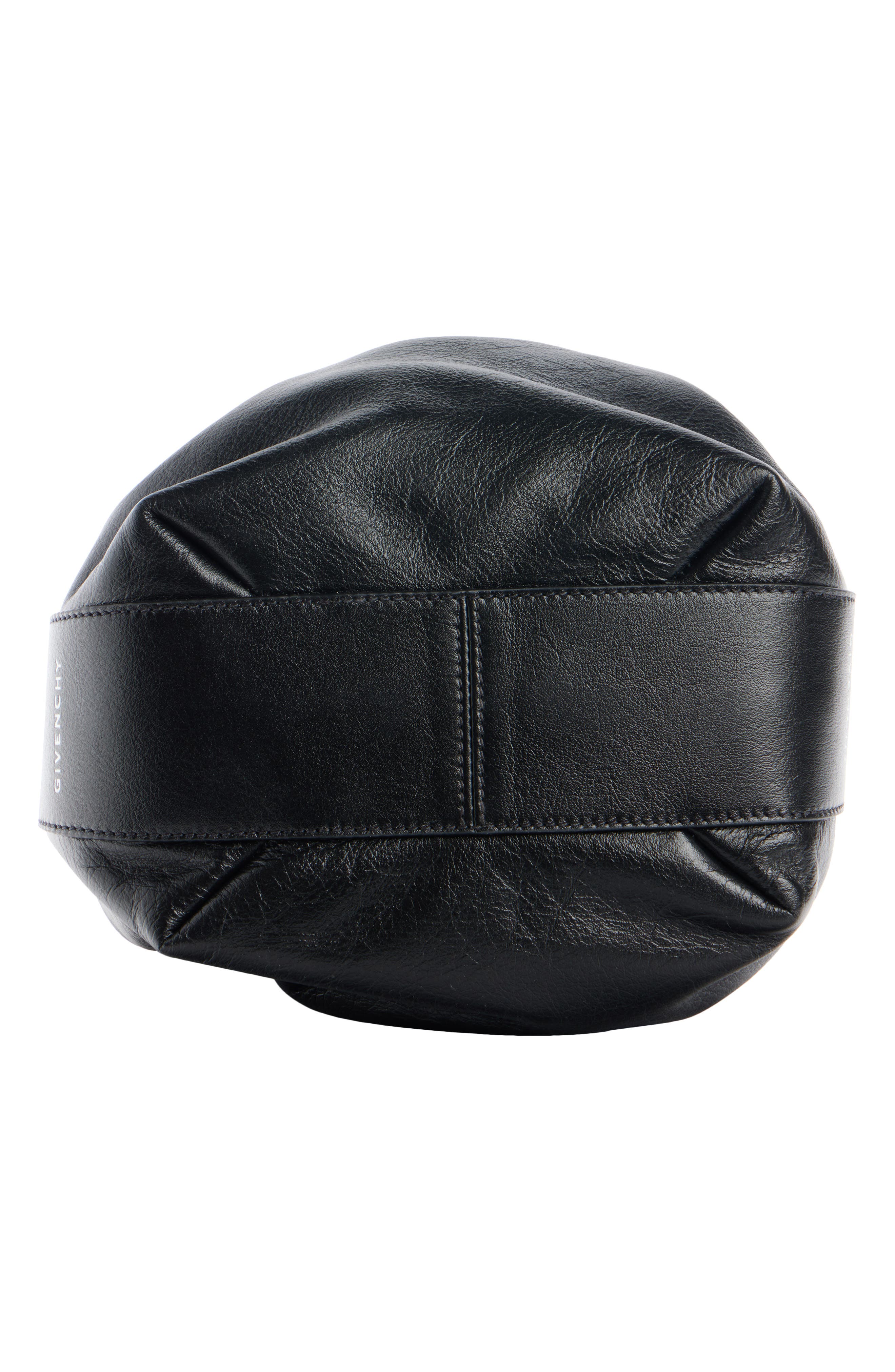 Givenchy Small Pumpkin Drawstring Leather Bucket Bag, Alternate, color, 