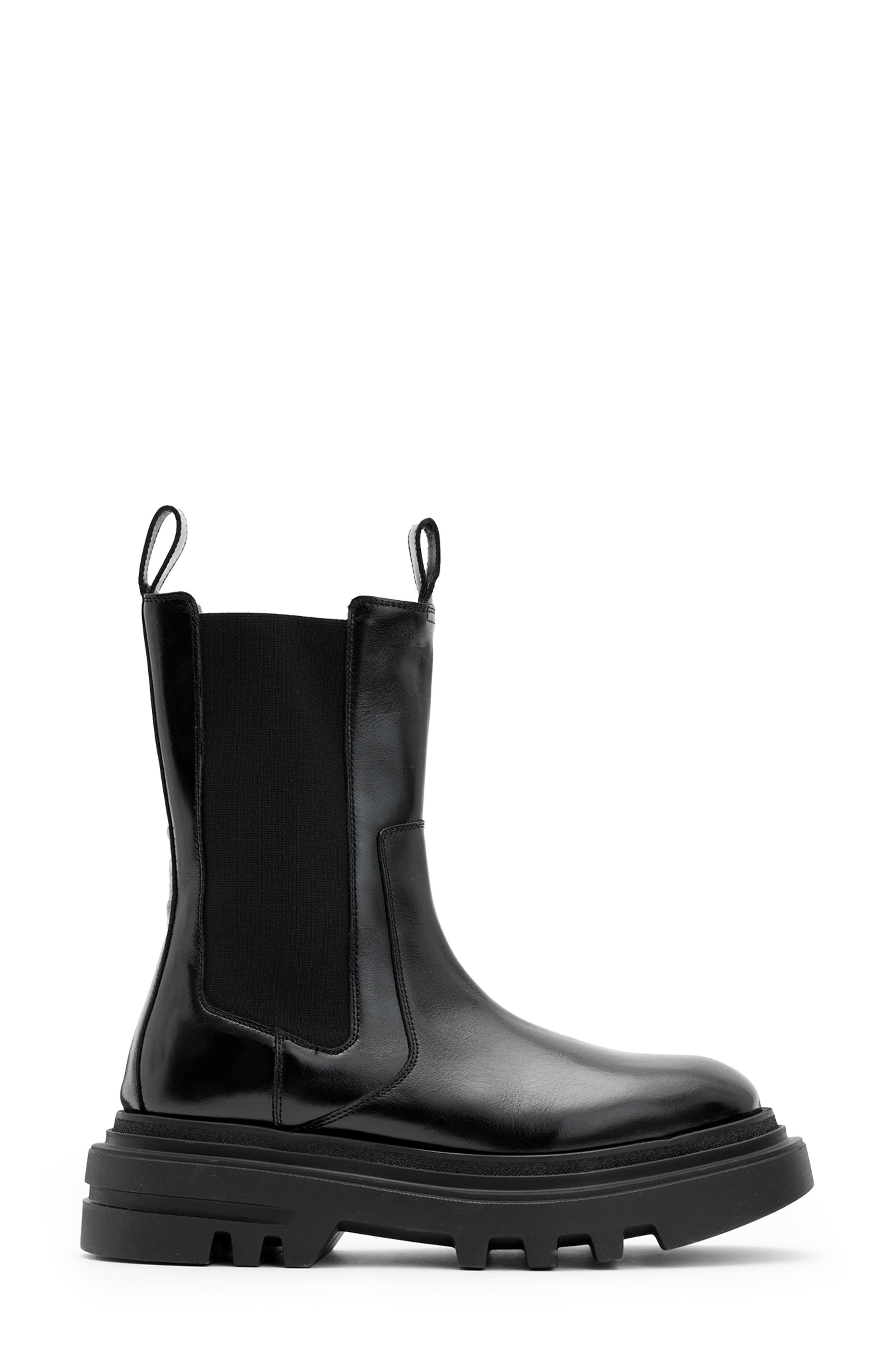 AllSaints Alex Lug Sole Chelsea Boot, Alternate, color, 