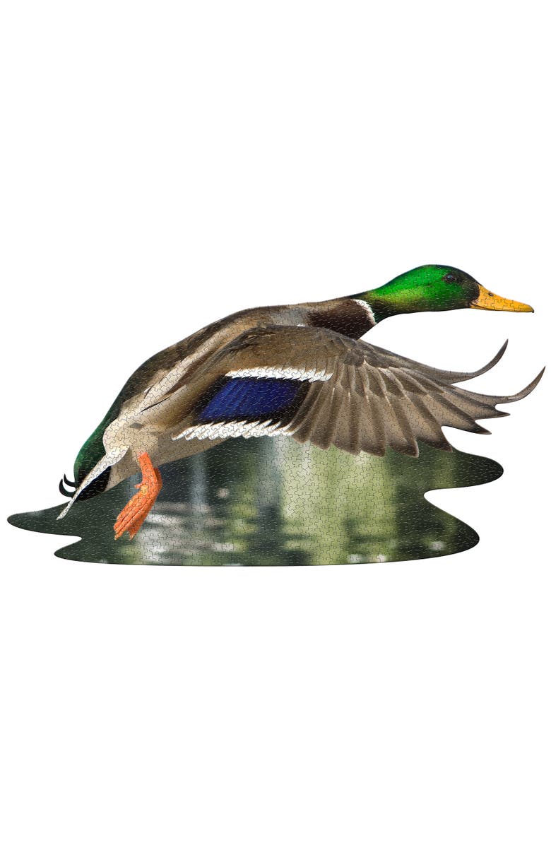 Madd Capp I Am Duck 1000 Pieces Animal Shaped Jigsaw Puzzle, Alternate, color, Multicolored