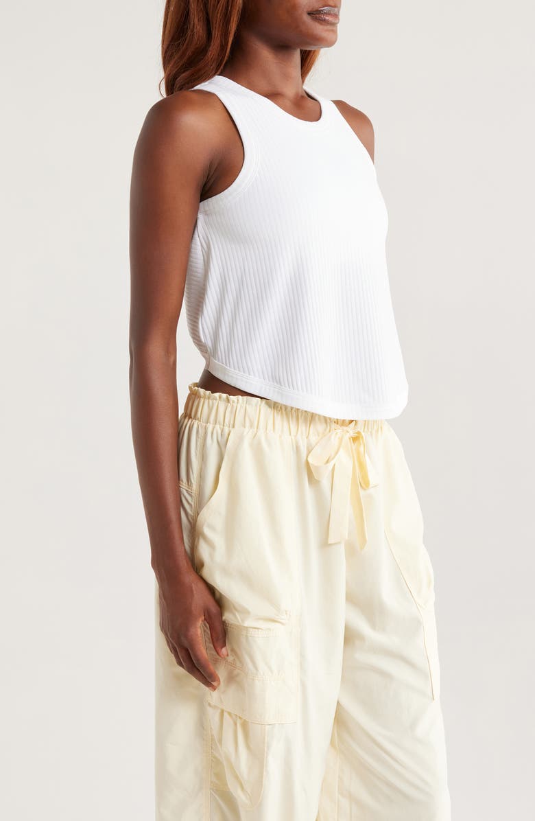 Free People FP Movement Comeback Crop Tank, Alternate, color, White