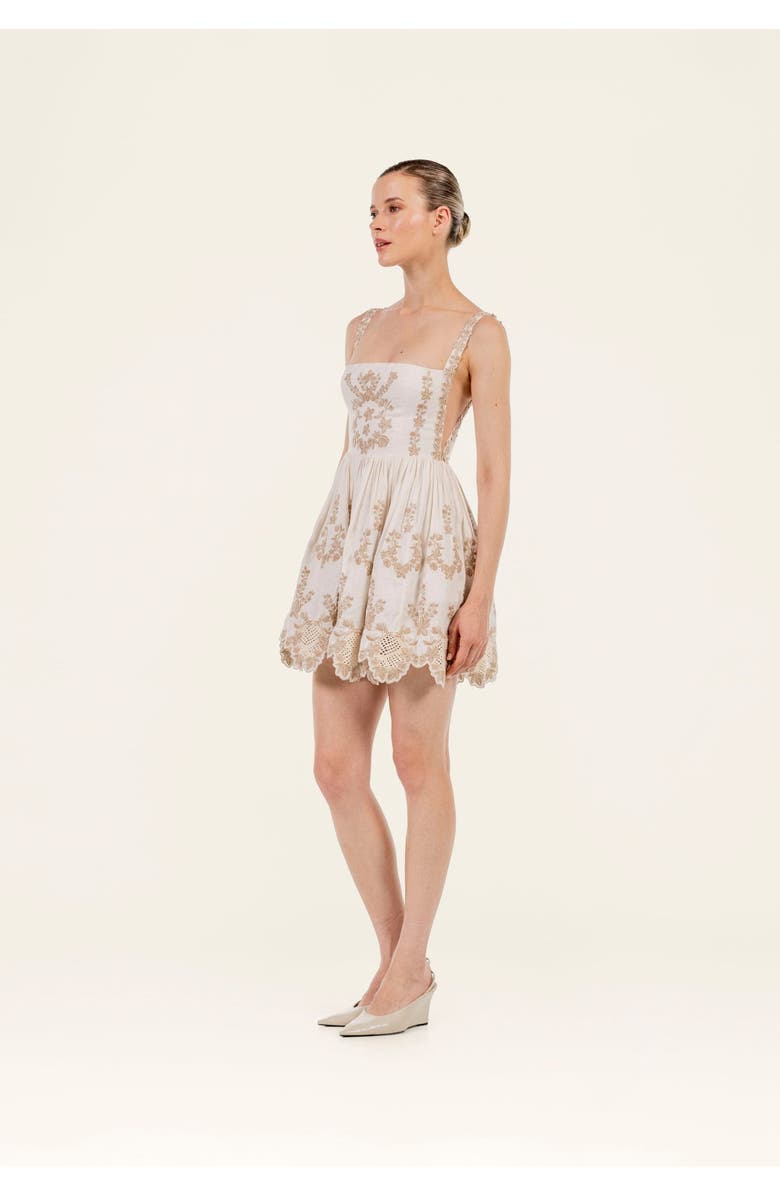 Agua by Agua Bendita Mielero Cauca Mini Dress, Alternate, color,