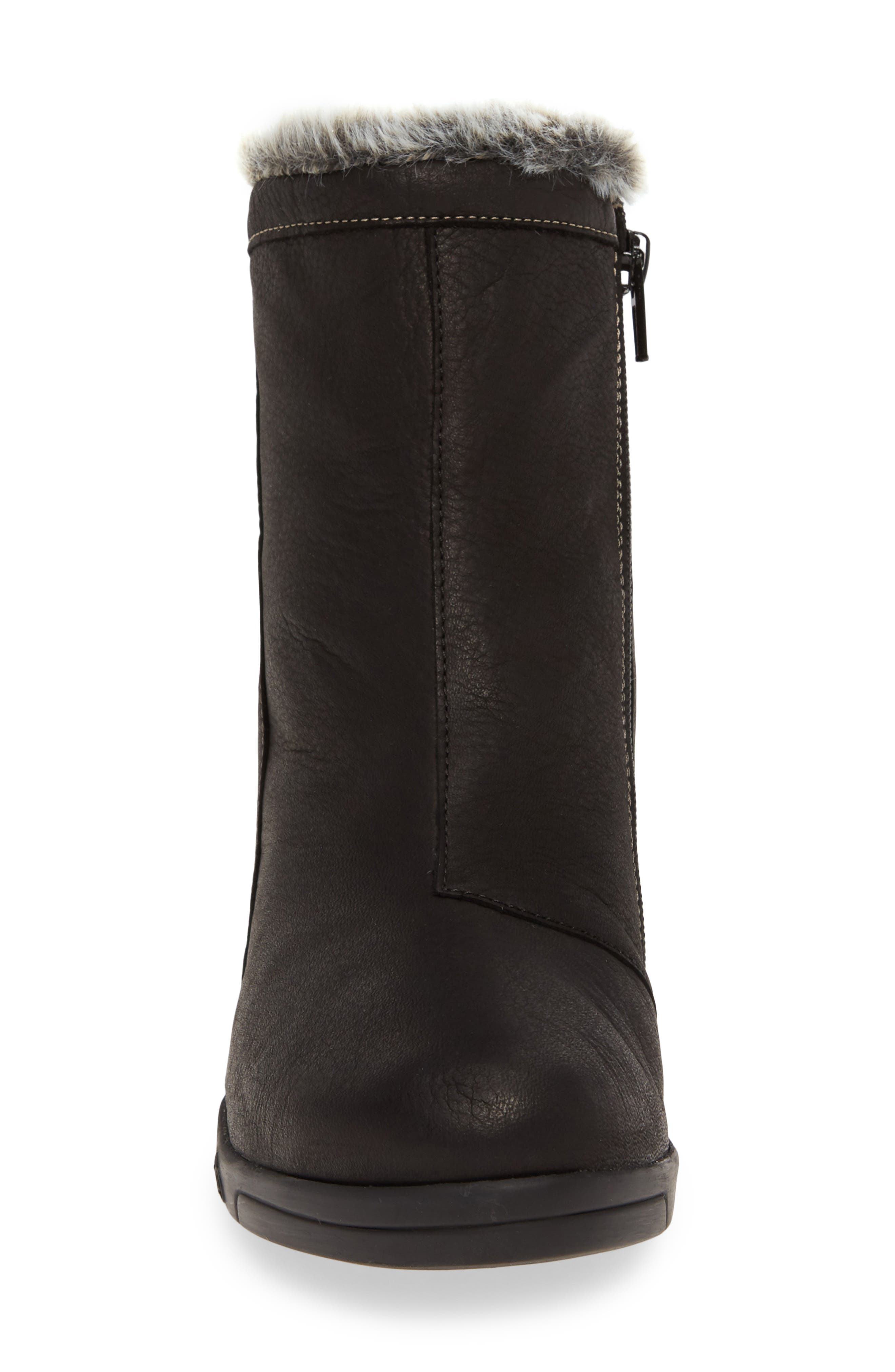 CLOUD Aryana Faux Fur & Wool Lined Boot, Alternate, color, 