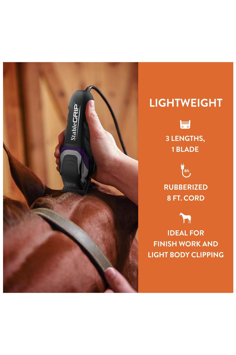 Stable Grip Medium Duty Equine Clipper Kit, Alternate, color, Black