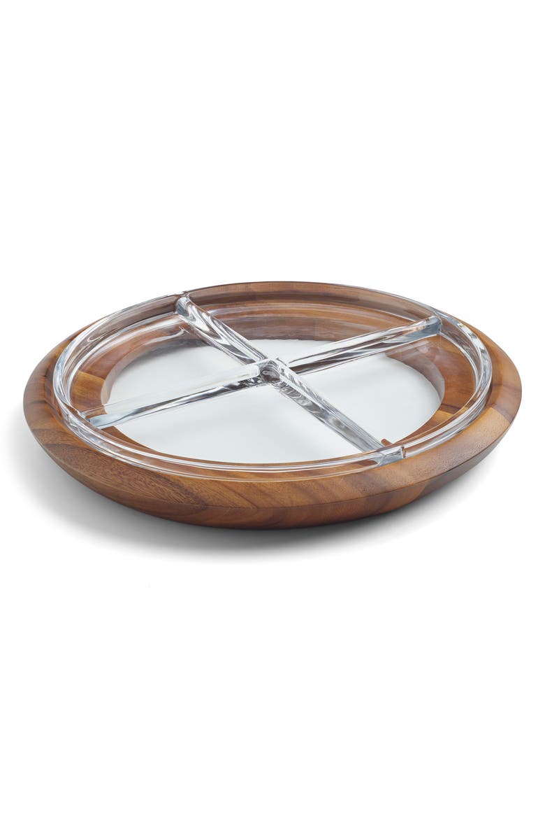 Nambé Cooper Crudite Tray, Main, color, Brown