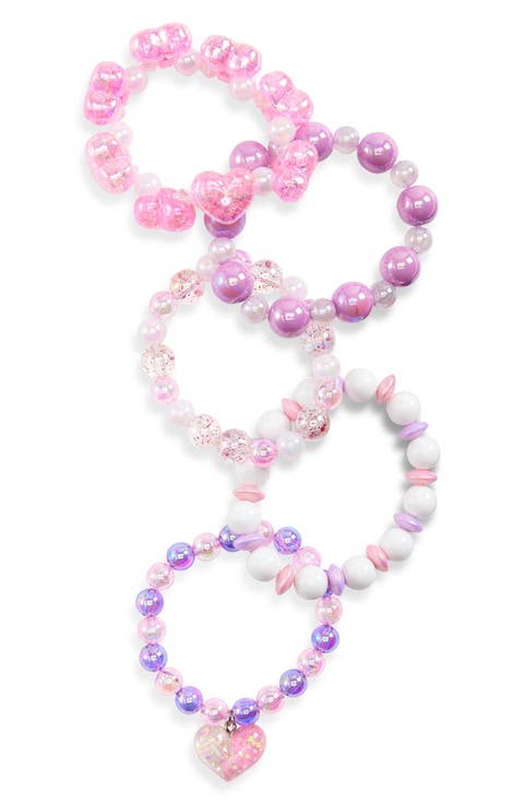 Kids' 5-Pack Assorted Beaded Stretch Bracelets