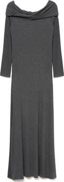 MANGO TEEN Off the Shoulder Sweater Dress