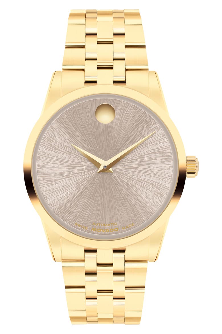 Museum Classic Automatic Bracelet Watch, 33mm, Main, color, GRAY
