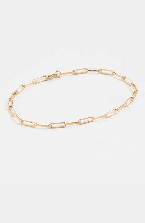 Layla Link Gold Anklet