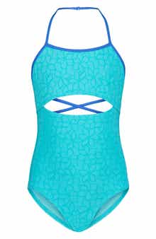 Kids' Wander Over Cutout One-Piece Swimsuit