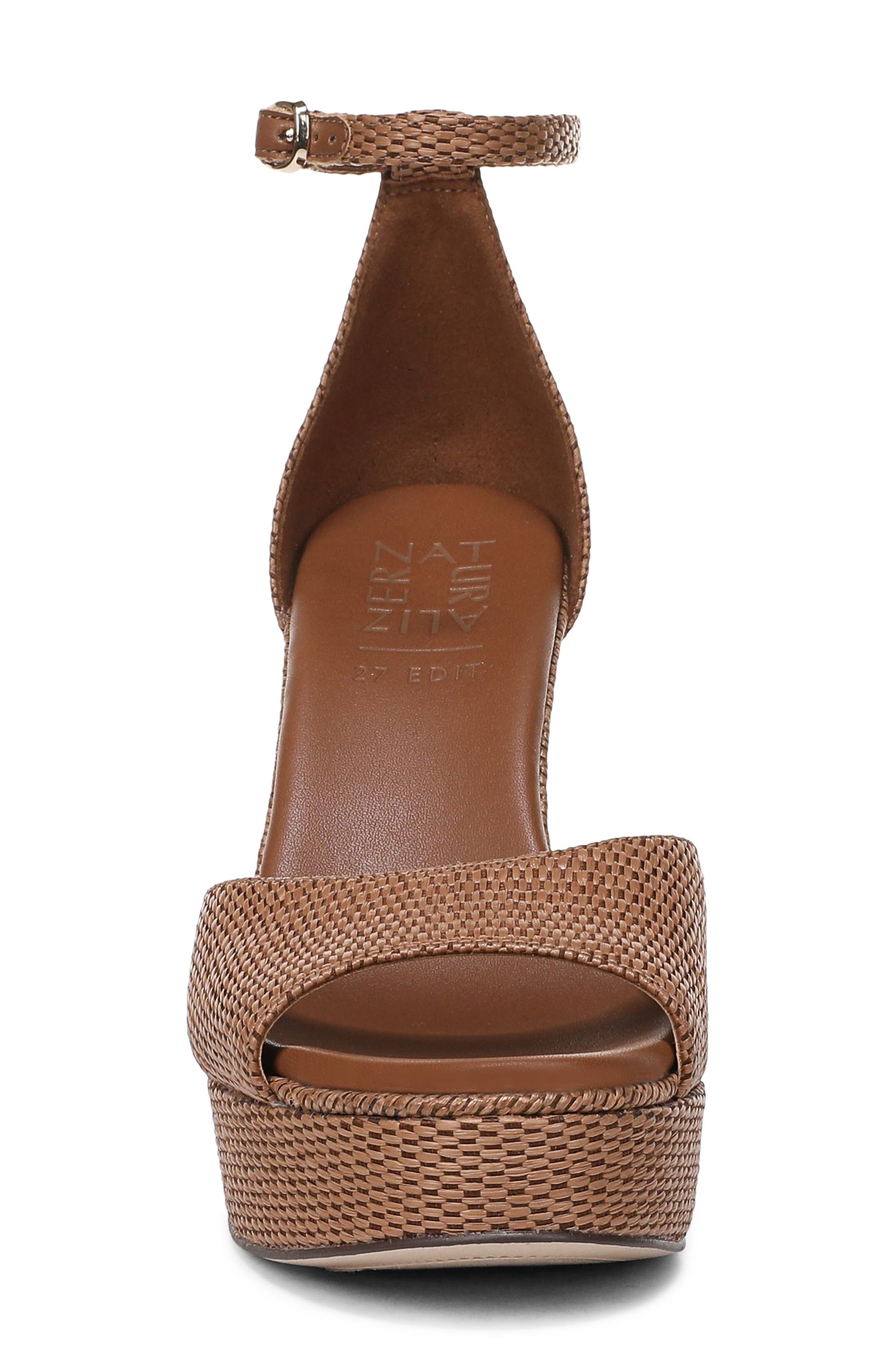 27 EDIT Naturalizer Delphie Ankle Strap Platform Sandal, Alternate, color, 