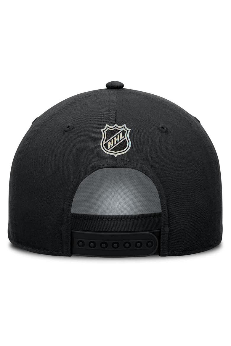 Men's Fanatics Black Pittsburgh Penguins Authentic Pro Rink Roper A-Frame Adjustable Hat, Alternate, color, Black
