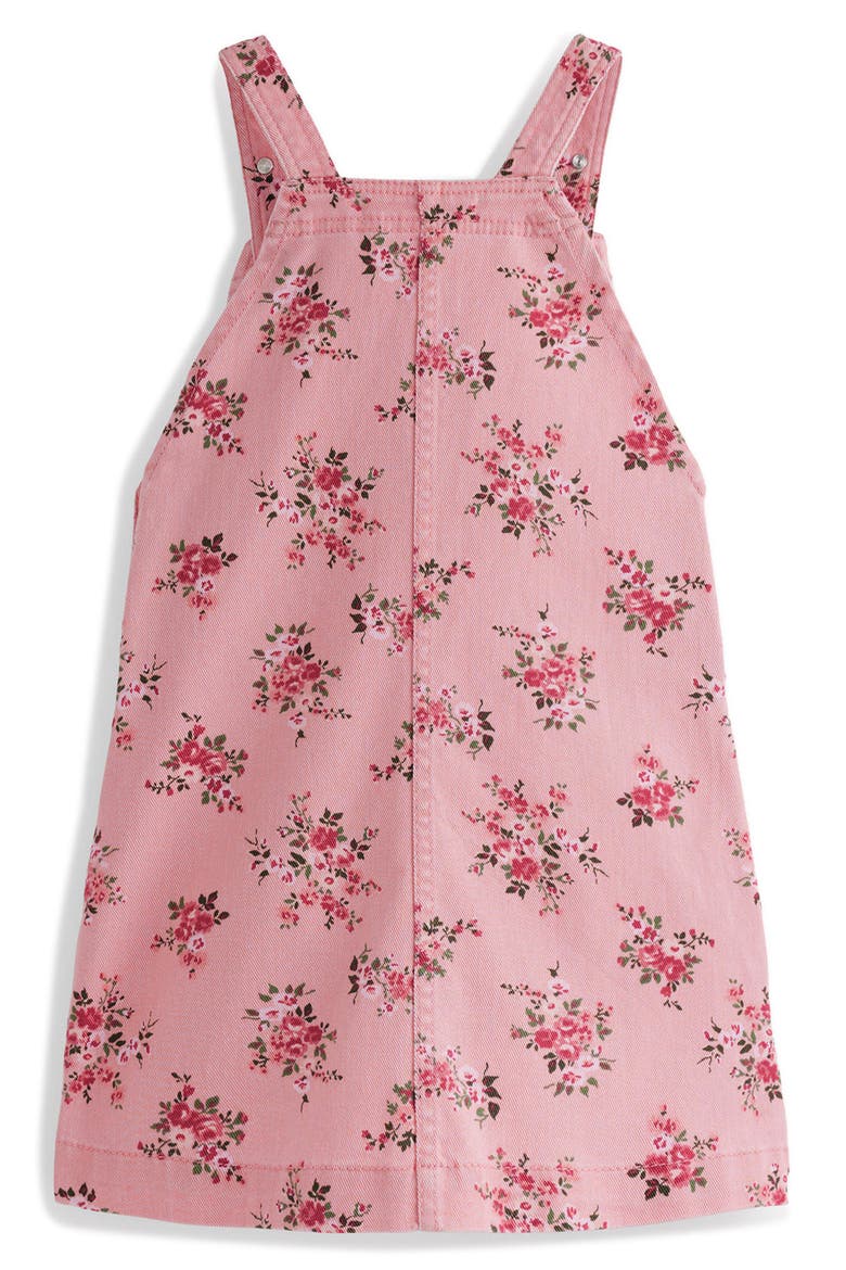 Kids' Adeline A-Line Dungaree Dress, Alternate, color, PINK QUARTZ TWILL SOFT ROSE