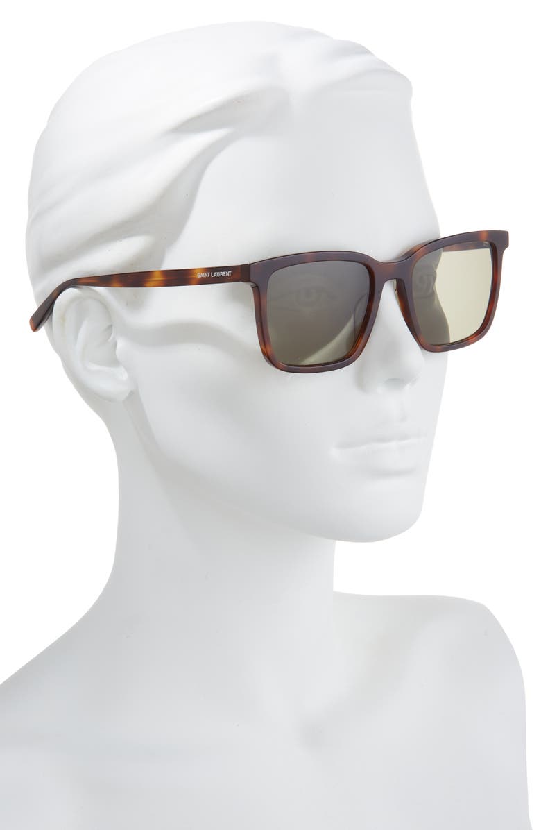 Saint Laurent 54mm Square Sunglasses, Alternate, color,