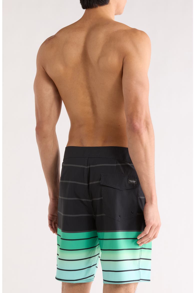 Quarta Fade Mod 19 Swim Shorts, Alternate, color, BLACK COMBO