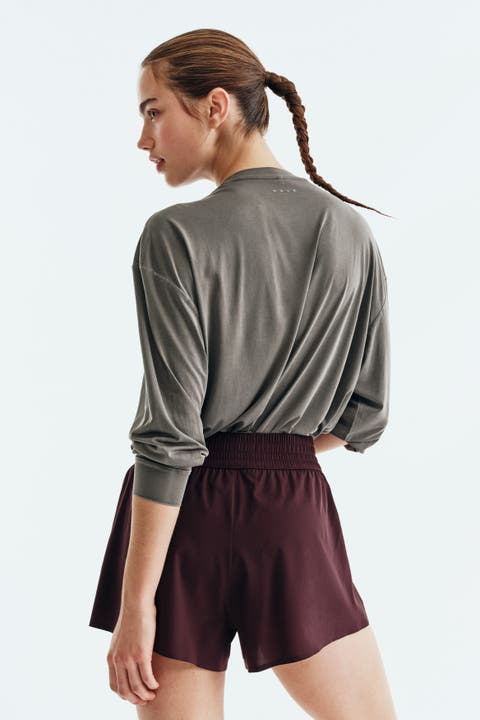 Double-layered sports shorts