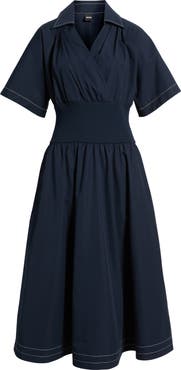 BOSS Dakari Faux Wrap Dress