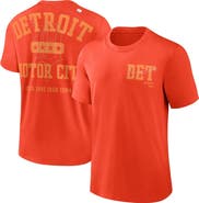 Nike Men's Nike Orange Detroit Tigers Statement Game Over T-Shirt
