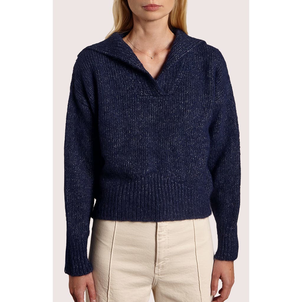 Oyun Sailor Collar Weekend Sweater In Blue