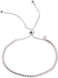 ARGENTO VIVO Box Chain Slider Bracelet