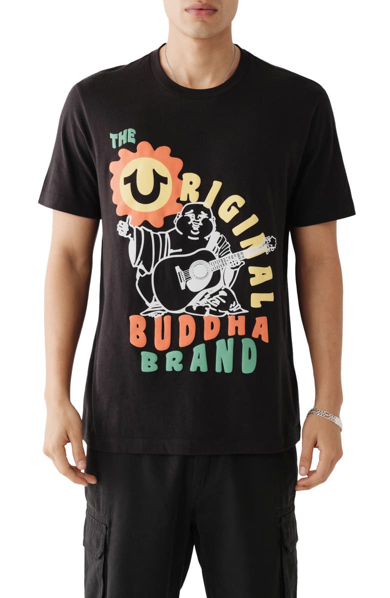 True Religion Brand Jeans Original Buddha Brand Graphic Tee, Main, color, 