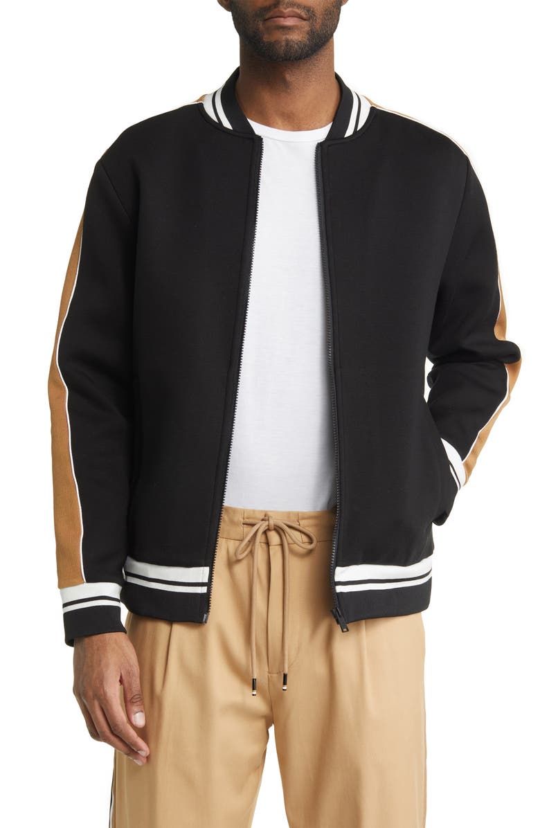 BOSS Skiles Bomber Jacket, Main, color, 