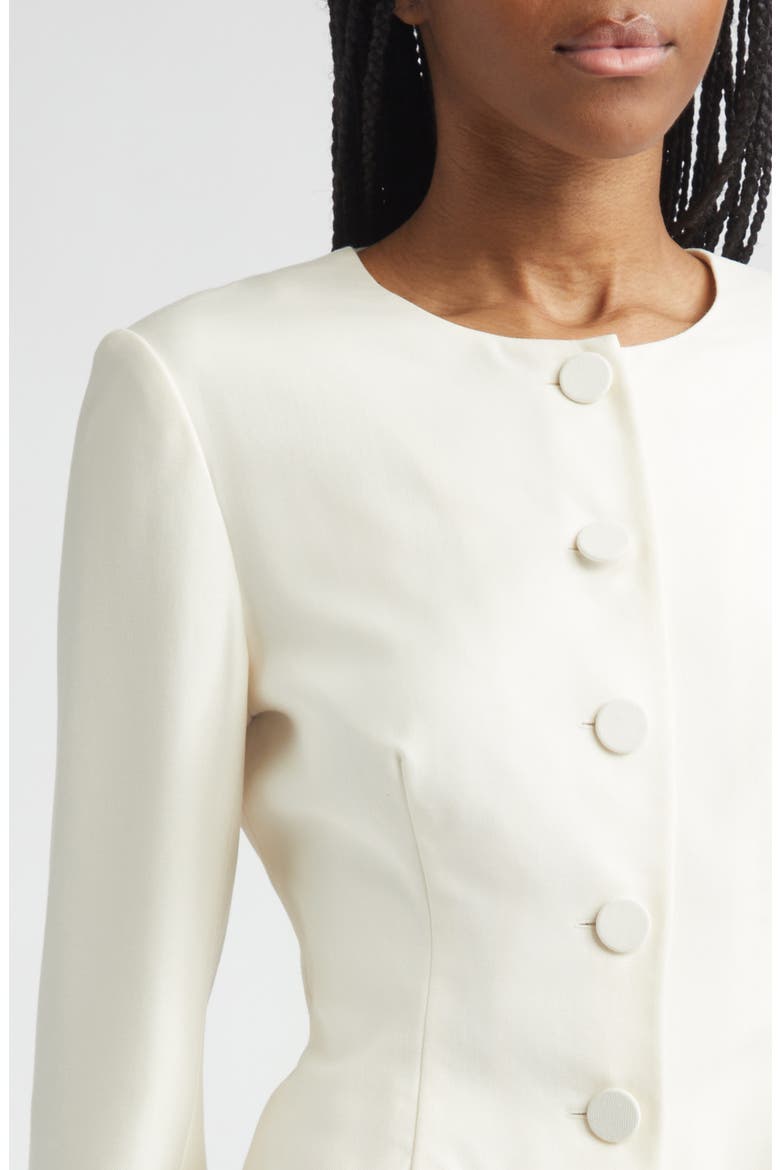 Elspeth Wool Jacket, Alternate, color, CREAM