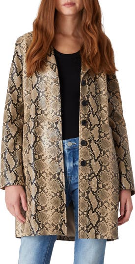 BLANKNYC Snake Print Faux Leather Jacket | Nordstrom