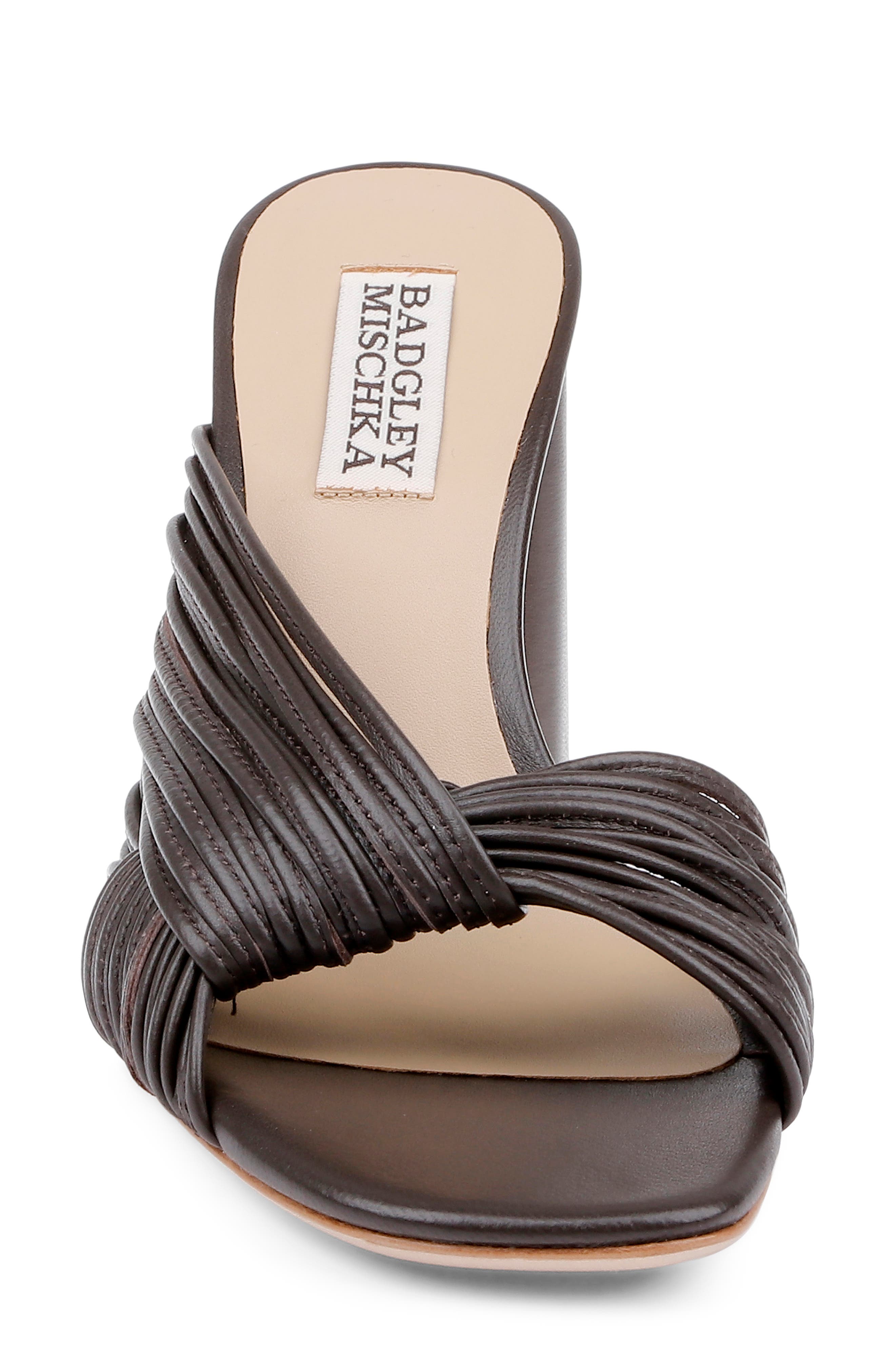 Winslow Slide Sandal, Alternate, color, BROWN LEATHER