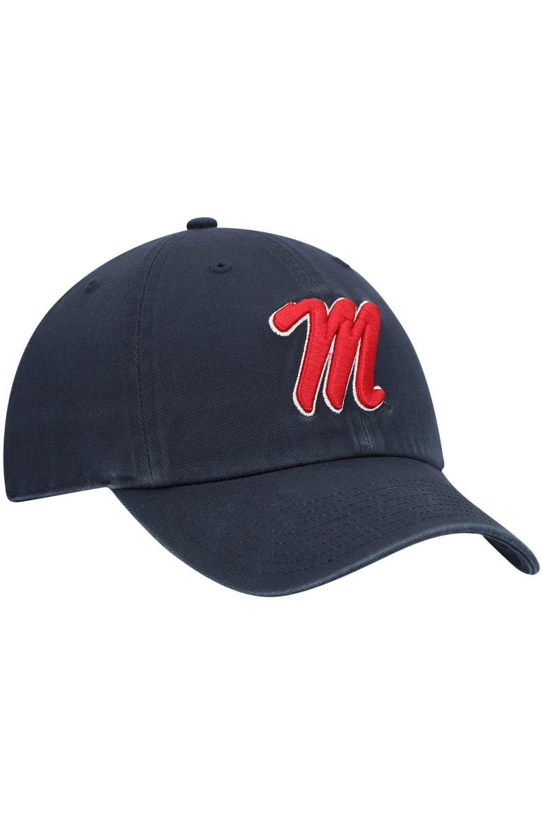 Men's '47 Navy Ole Miss Rebels Clean Up Adjustable Hat, Alternate, color, Navy