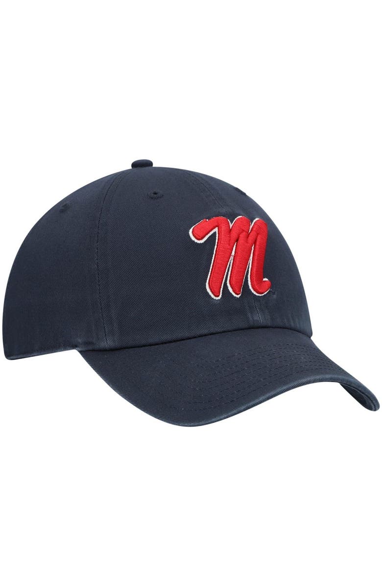 '47 Men's '47 Navy Ole Miss Rebels Clean Up Adjustable Hat, Alternate, color, Navy