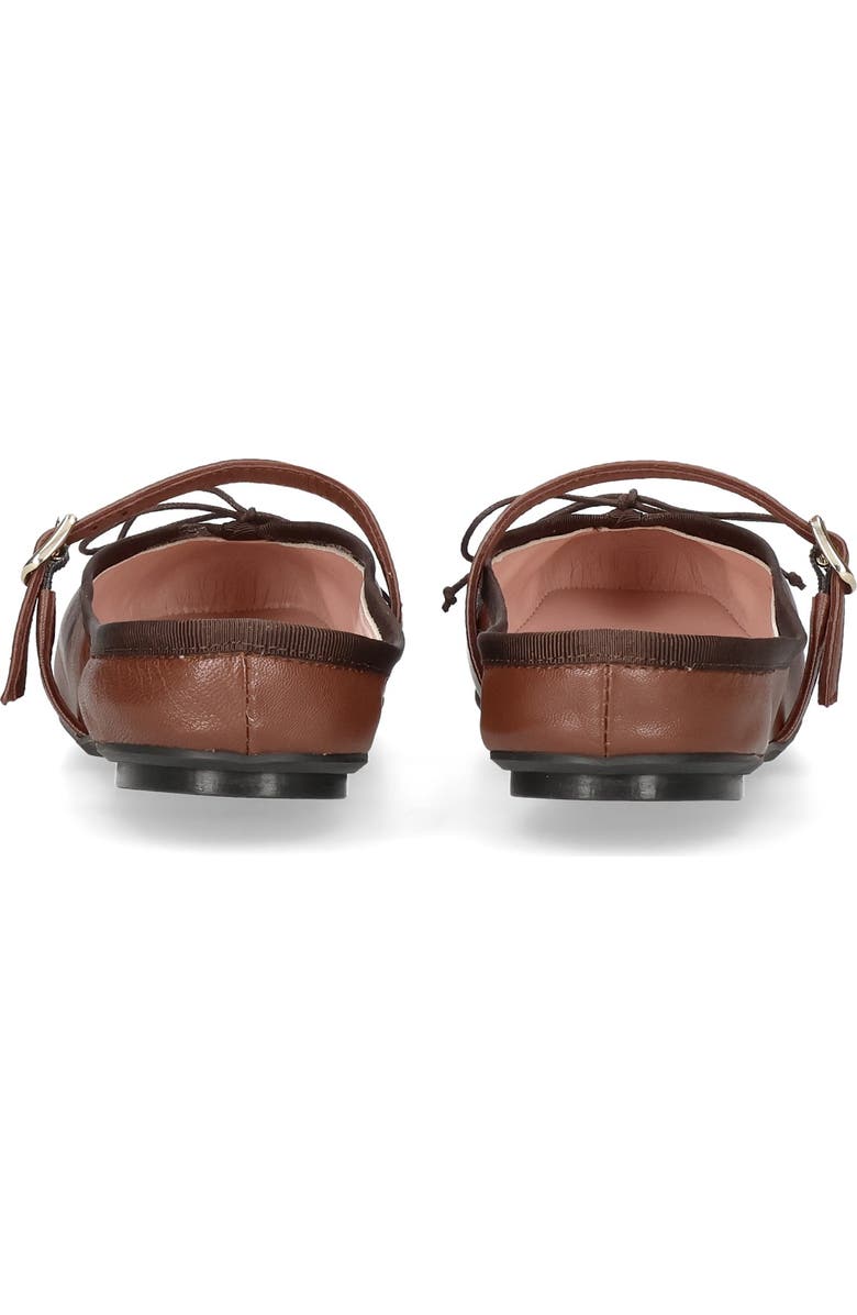 Pretty Ballerinas Square Toe Ballet Slide, Alternate, color, Brown
