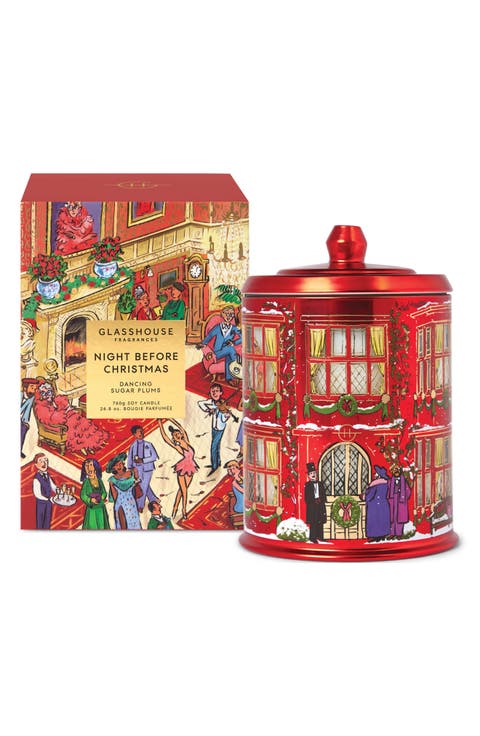 Night Before Christmas Dancing Sugar Plums Candle