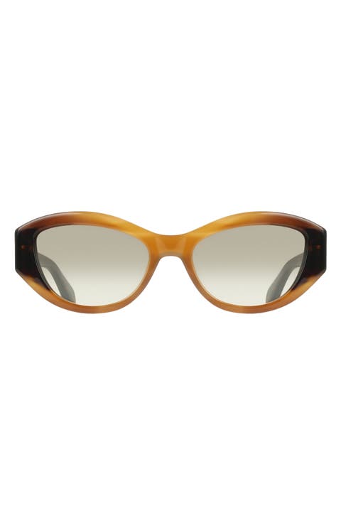 55mm Oval Sunglasses