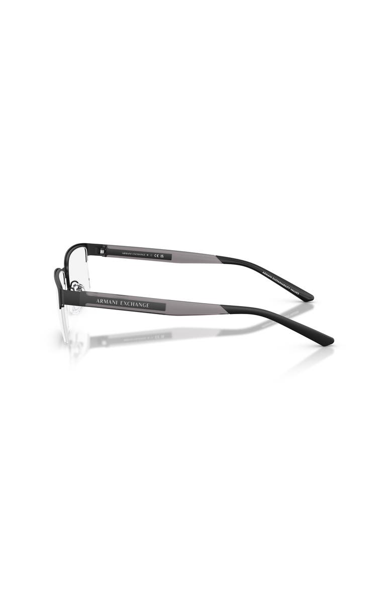 55mm Rectangle optical glasses, Alternate, color, Black