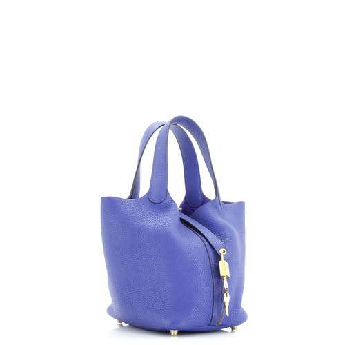 Pre-owned Hermes Hermes Picotin Lock Bag Clemence Pm