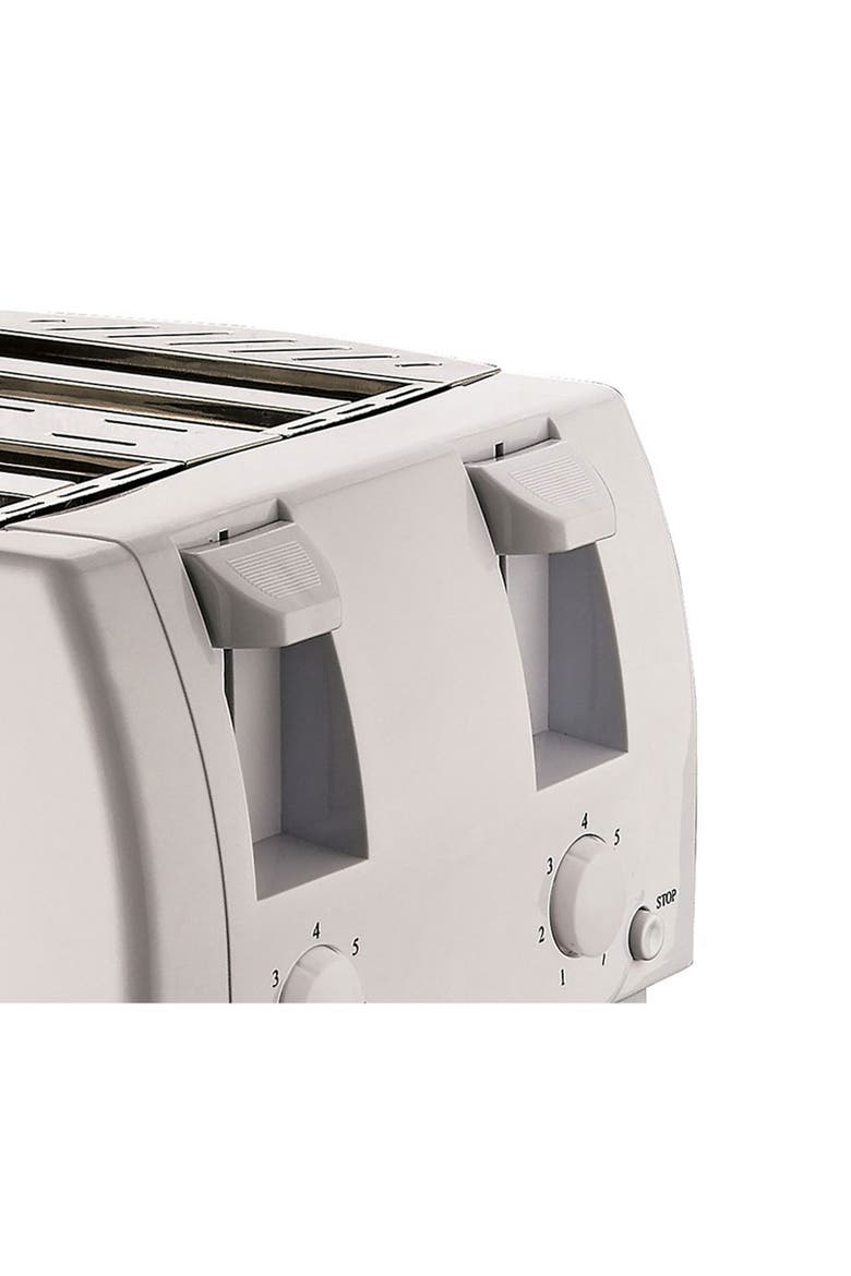 4 Slice Cool Touch Toaster, Alternate, color, White
