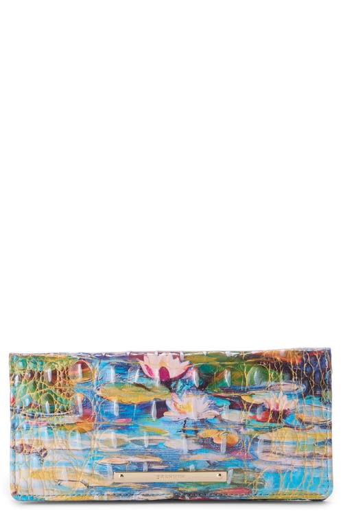 Brahmin Ady Croc Embossed Leather Wallet