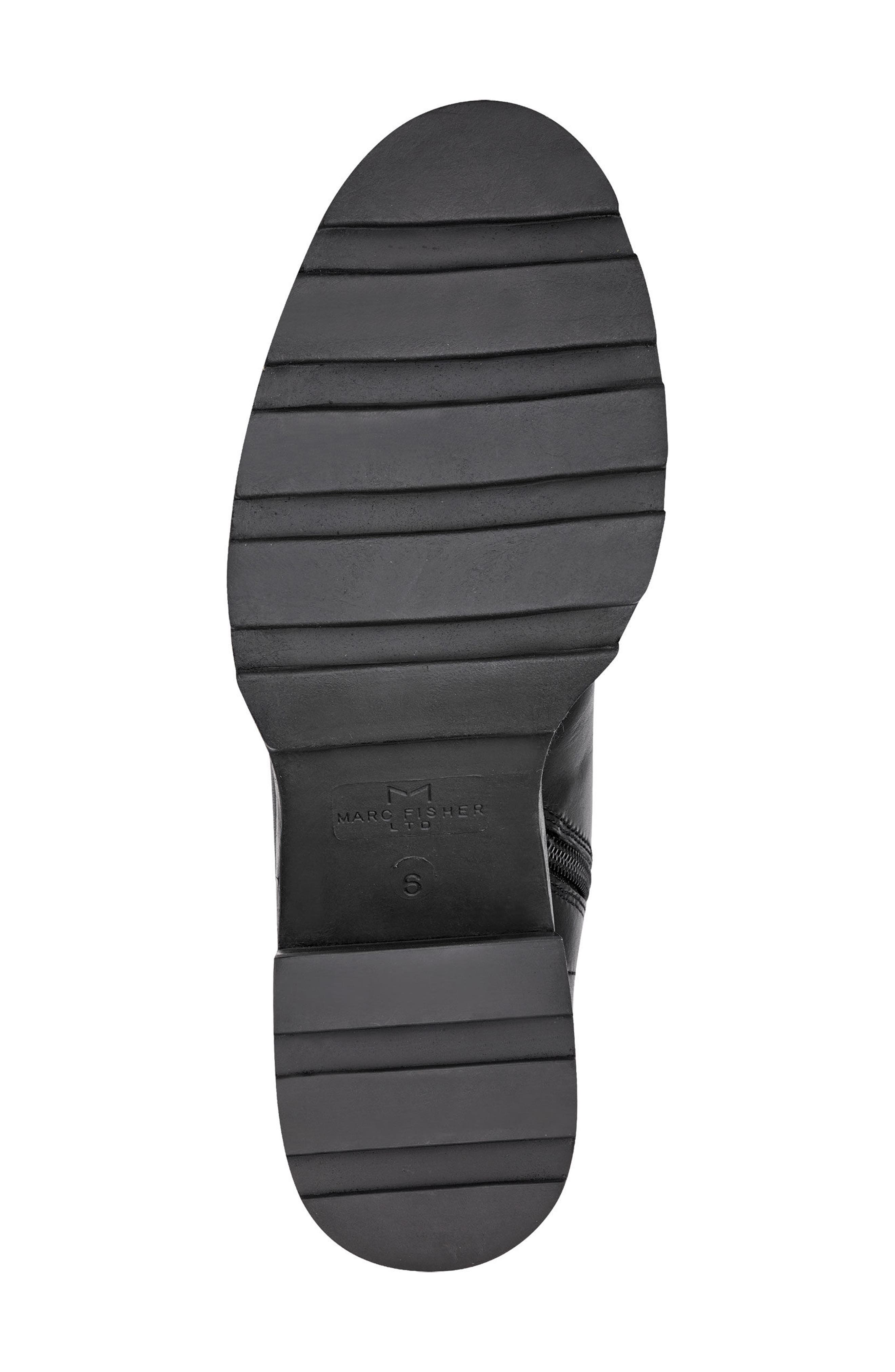 Waren Combat Boot, Alternate, color, BLACK LEATHER