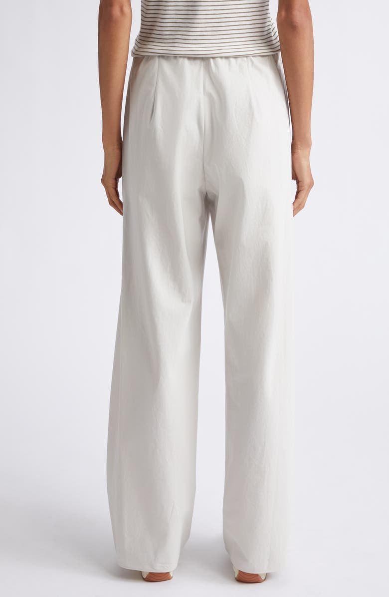 Vince Colette High Waist Cotton Twill Bias Pants, Alternate, color, Oyster