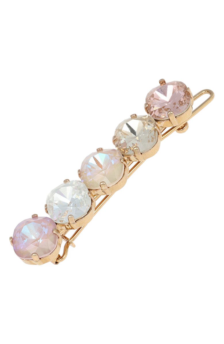 L. Erickson Pomelo Tige Boule Barrette, Main, color, Gold Multi