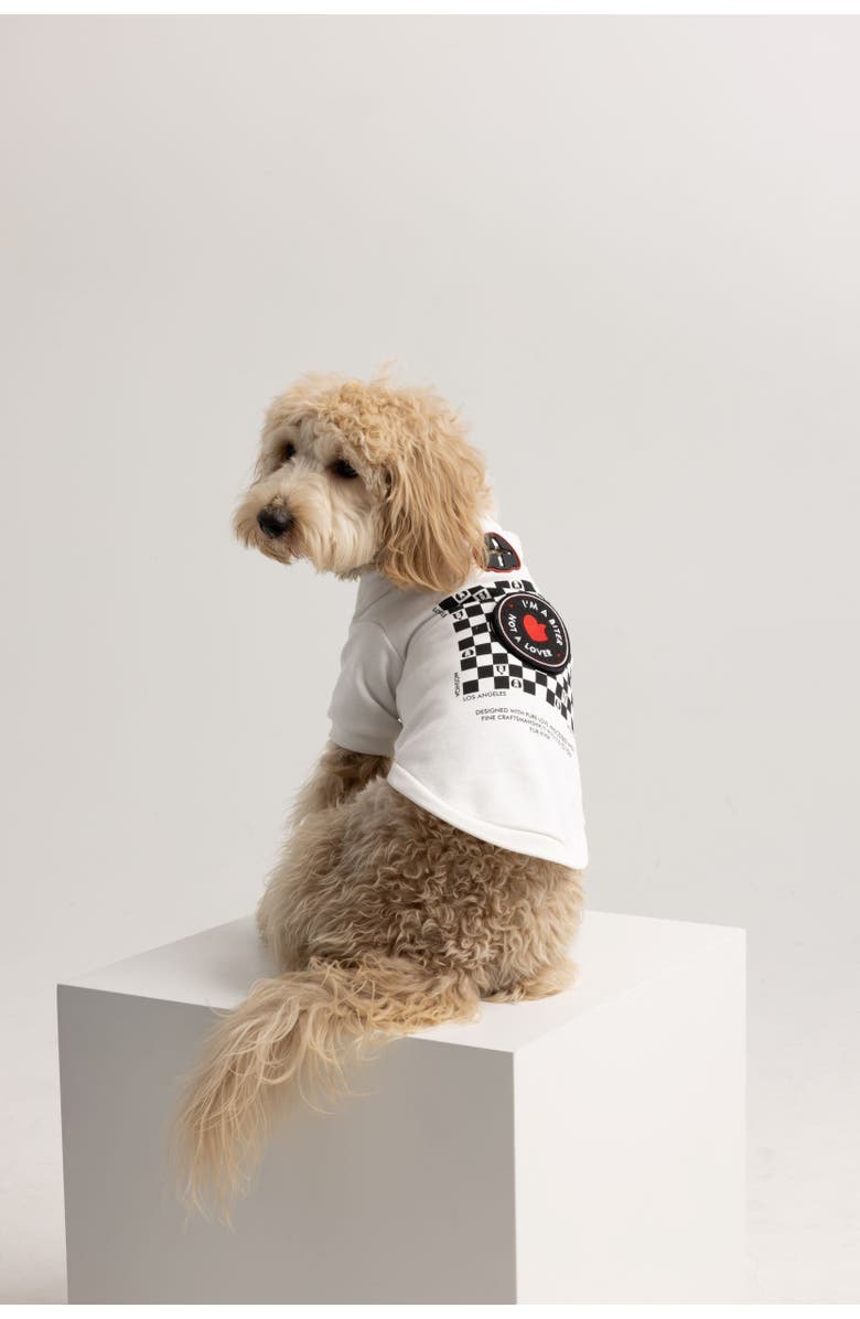 Moshiqa Checkerboard Sweatshirt, Alternate, color, White