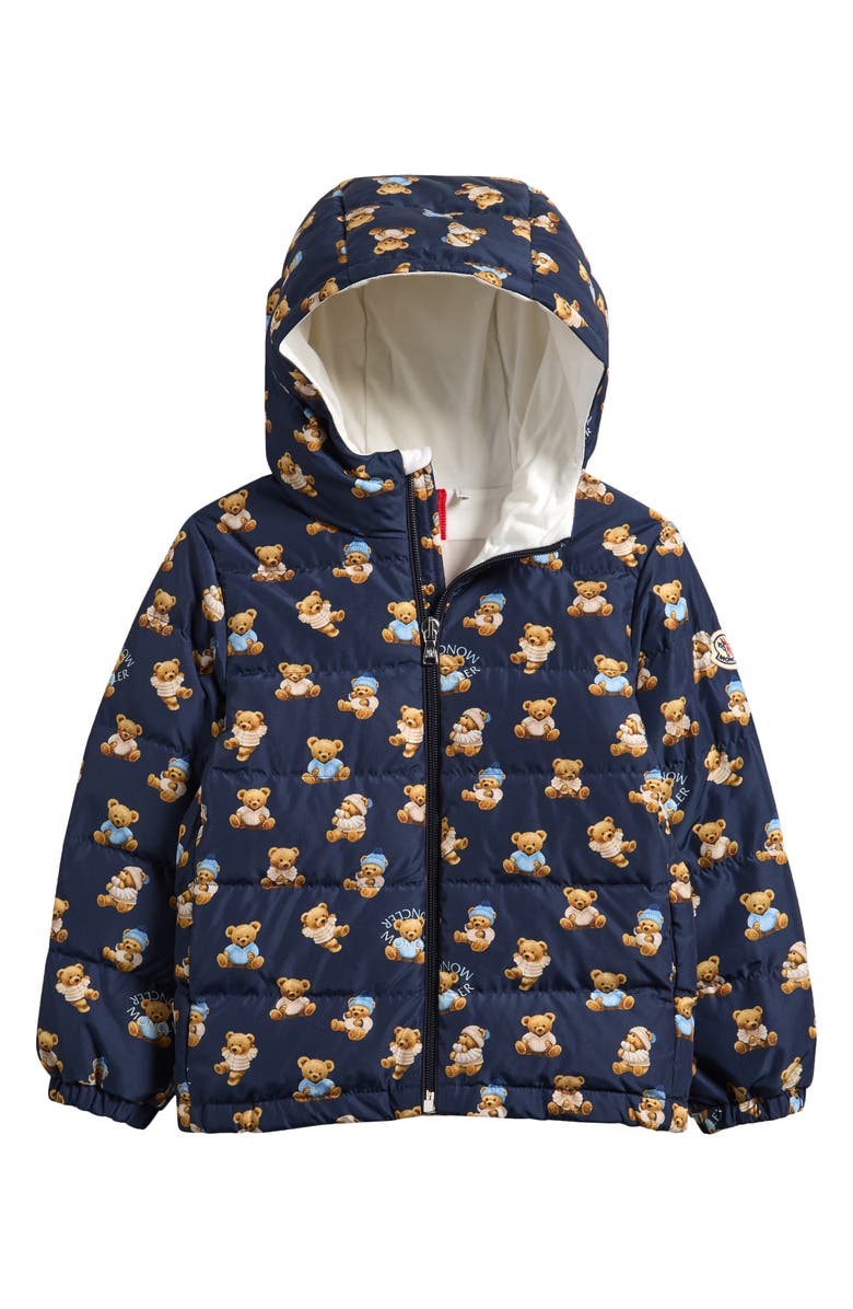 Moncler Kids' Semenat Hooded Down Puffer Jacket, Main, color, Blue