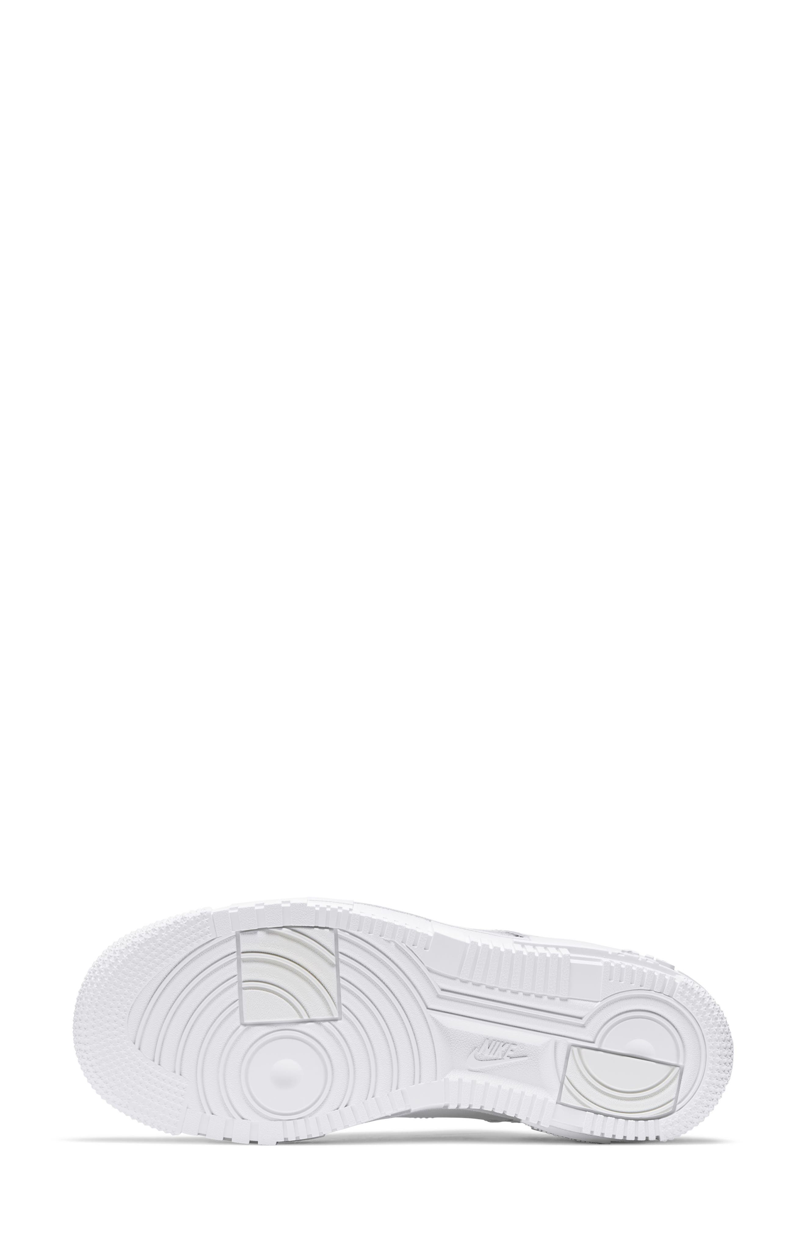 Air Force 1 Pixel Sneaker, Alternate, color, WHITE/ WHITE/ BLACK/ SAIL